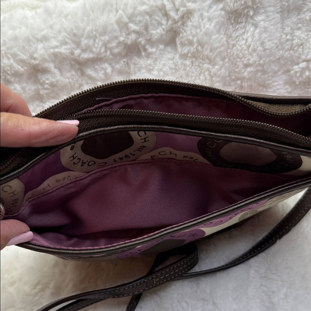 Coach Multicolor Circle Pattern Crossbody Bag - Picture 6 of 6